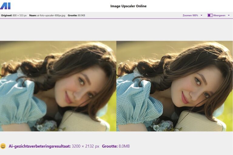 AI image upscaler